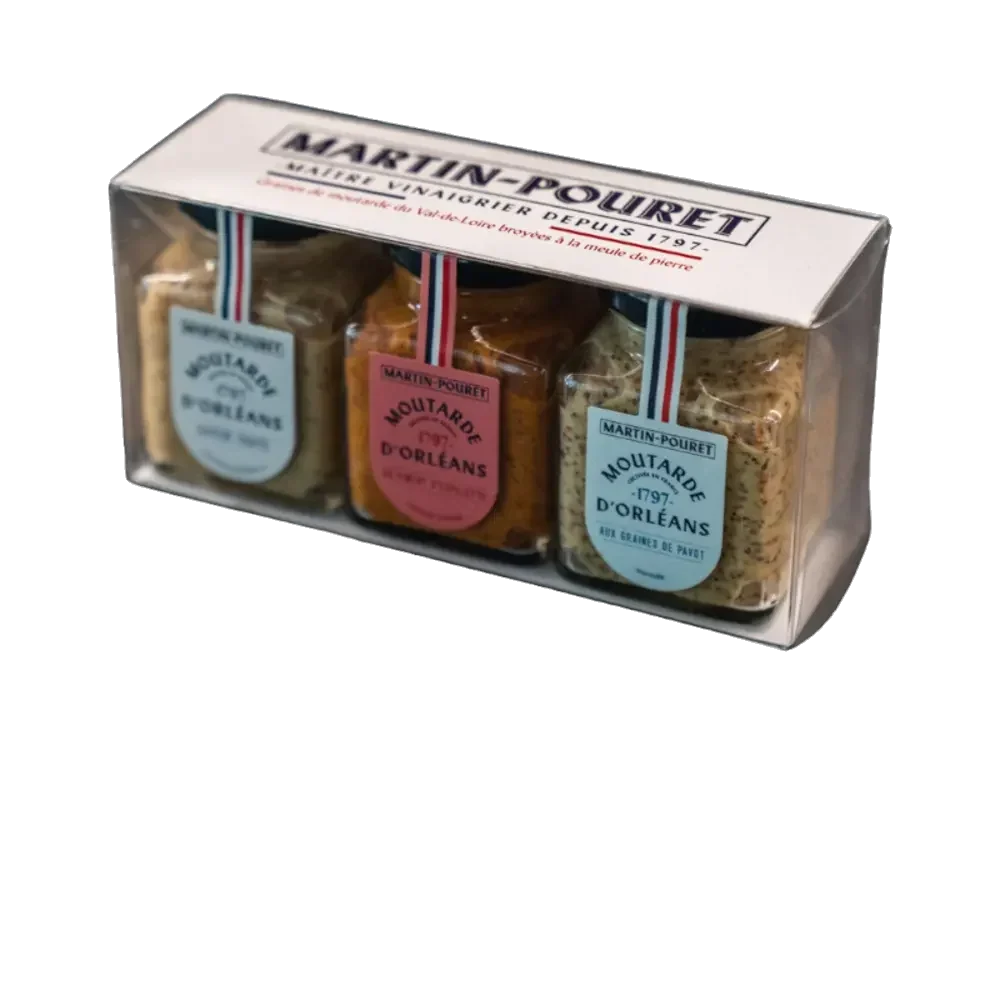 COFFRET MOUTARDE PRESTIGE 3 x 95 GR