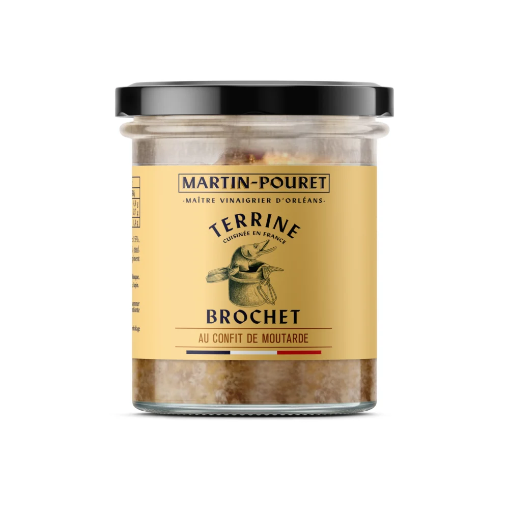 TERRINE DE BROCHET AU CONFIT DE MOUTARDE 150 GR