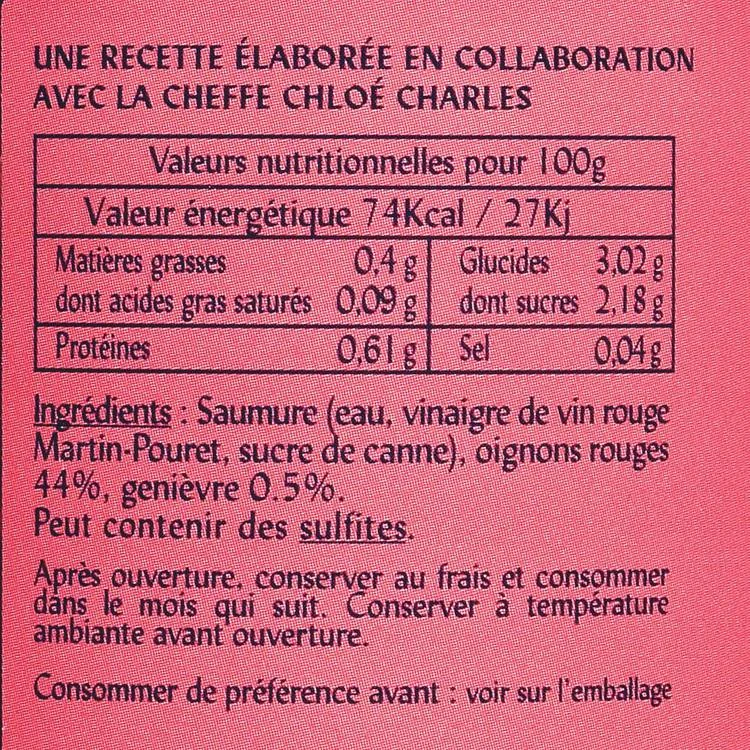 PICKLES OIGNON ROUGE GENIEVRE 80 GR – Image 3