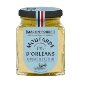 MOUTARDE D'ORLÉANS AU POIVRE DE L'ILE DE RÉ 200 GR