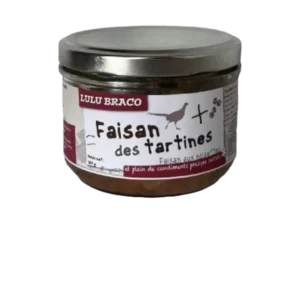 LULU BRACO PÂTÉ DE FAISAN AUX NOISETTES 180 GR