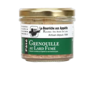 PÂTÉ DE GRENOUILLE PERSILLÉE ET LARD FUMÉ 90 GR