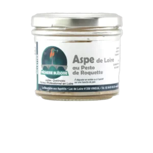 RILLETTES D'ASPE DE LOIRE AU PESTO DE ROQUETTE 90 GR