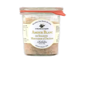 RILLETTES D'AMOUR BLANC DE SOLOGNE A LA MOUTARDE D'ORLEANS 100 GR