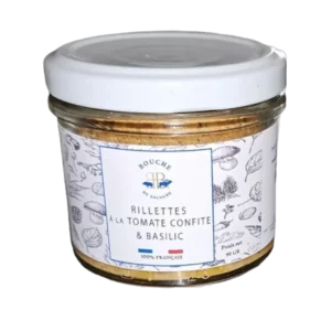 RILLETTES DE CAMPAGNE AUX TOMATES CONFITES & BASILIC 90 GR