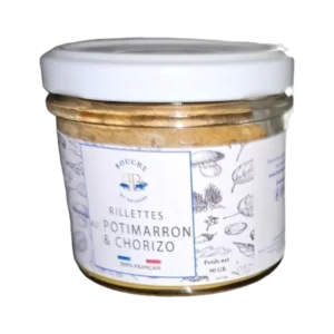 RILLETTES DE CAMPAGNE AUX POTIMARRON & CHORIZO 90 GR