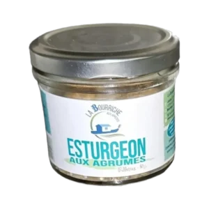 RILLETTES D'ESTURGEON AUX AGRUMES 80 GR