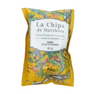 CHIPS BELSIA CURRY DE LA REUNION 150 GR